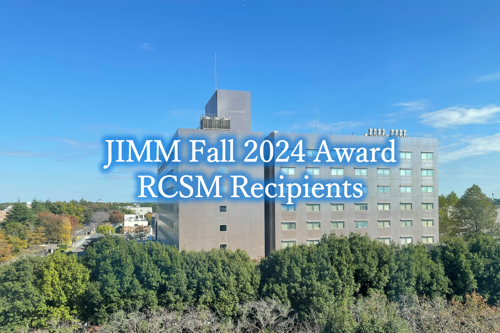 Research Center for Structural Materials, NIMS Awards Update: Oct. 09, 2024